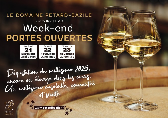 Portes Ouvertes de Novembre au Domaine Pétard Bazile